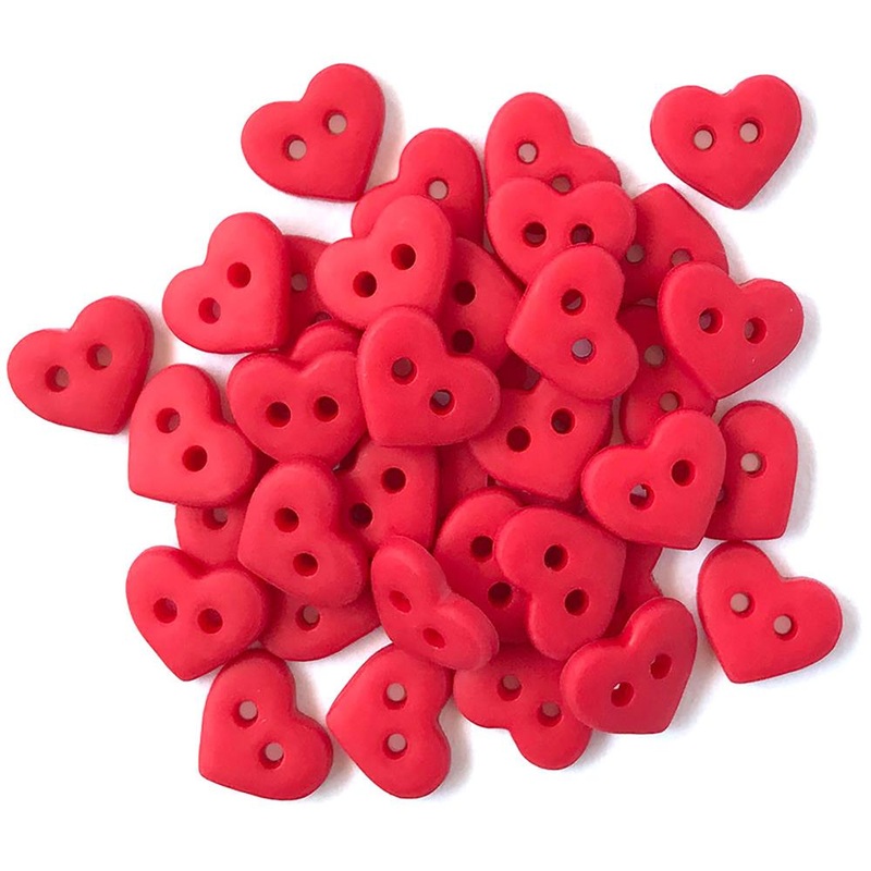 Buttons Galore Tiny Buttons Red Heart