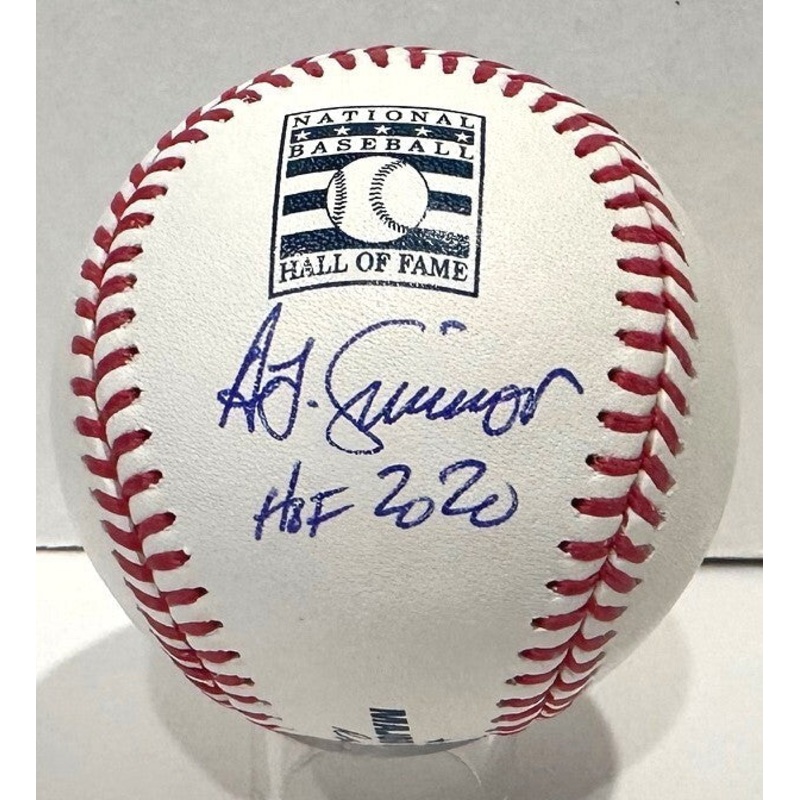 Cardinals Brewers TED SIMMONS Signed Official HOF LOGO Baseball AUTO w/ HOF BAS