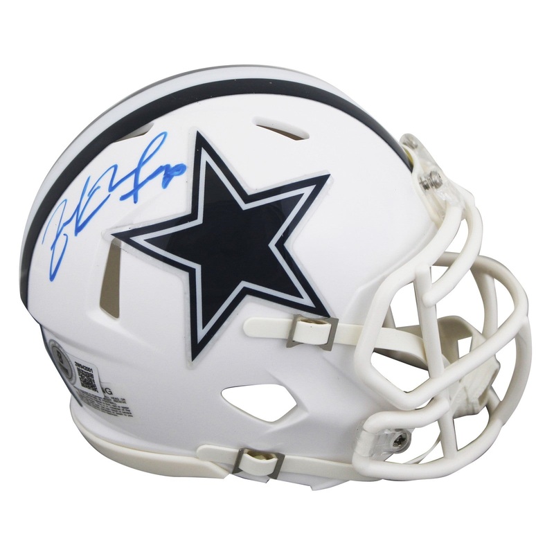 Cowboys Zack Martin Authentic Signed 2022 On Field Speed Mini Helmet BAS Witness
