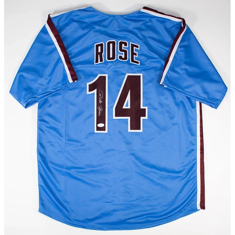 Pete Rose Signed Philadelphia Phillies Jersey (JSA COA) 1980 World Series Champ