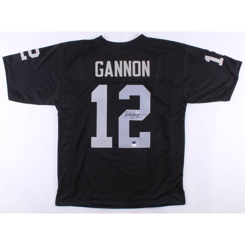 Rich Gannon Signed Oakland Raiders Black Jersey (JSA COA & PIA Hologram) Q.B.