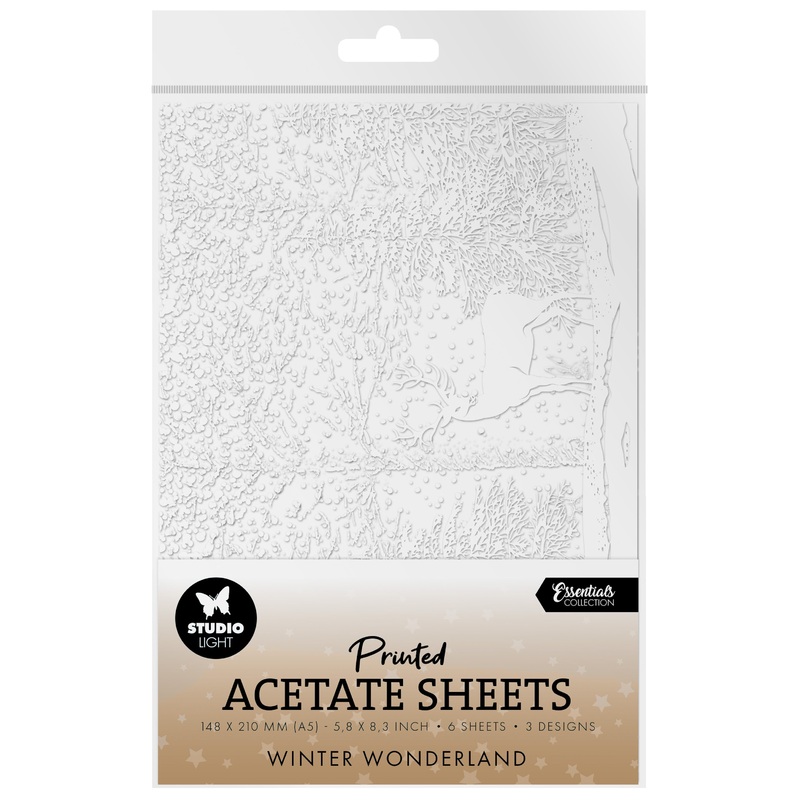 Studio Light Winter Wonderland Acetate Sheets