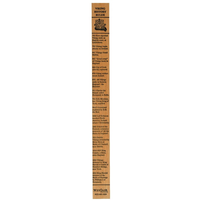 Viking History Ruler – 30cm