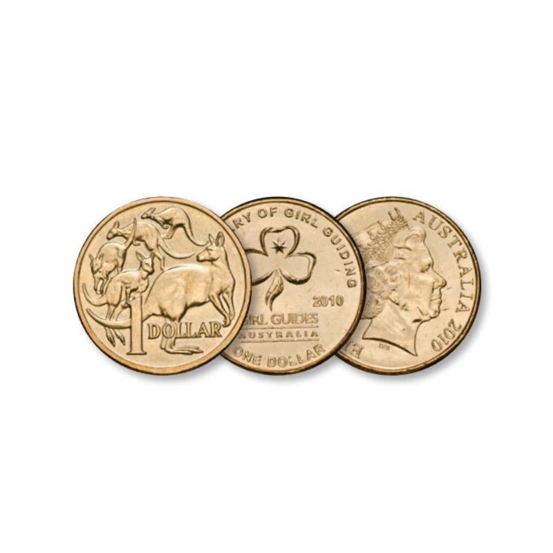 2010 $1 Roos & Girl Guides Centenary Pair Uncirculated