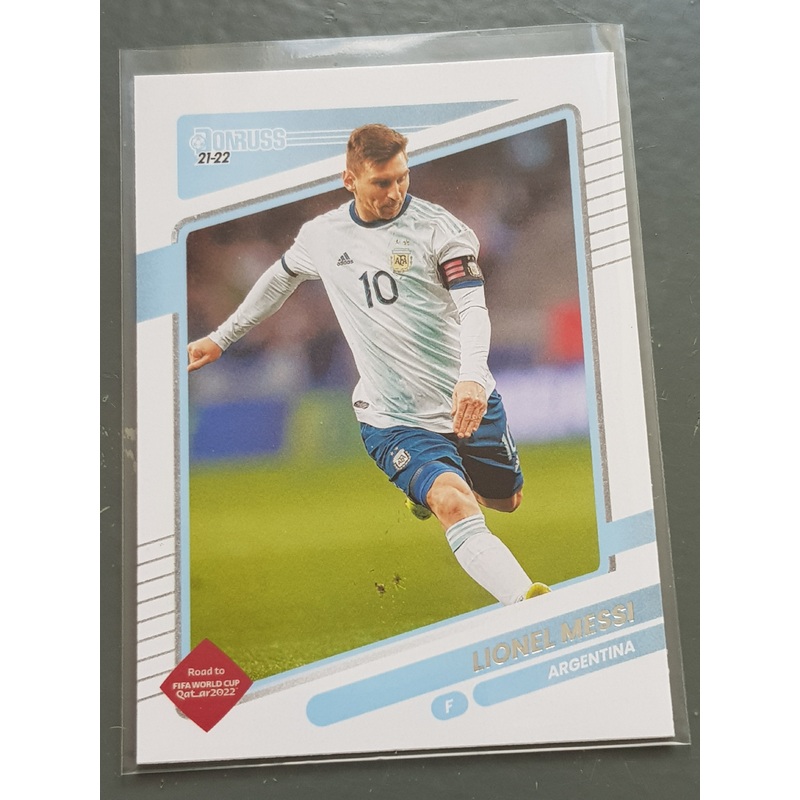 2021-22 Panini Donruss Road to Qatar Lionel Messi #1 Trading Card