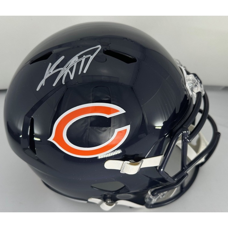 Bears Receiver KEENAN ALLEN Signed Full Size REPLICA Speed Helmet AUTO – BAS