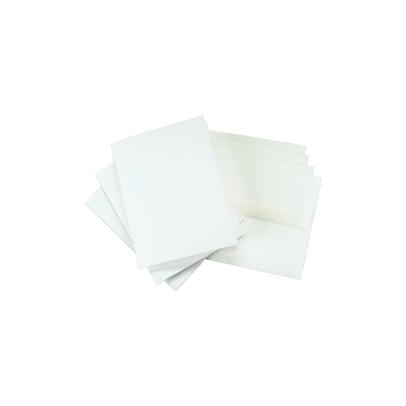 Leader A2 Greeting Cards W/Envelopes (4.375X5.75) 25/Pkg White