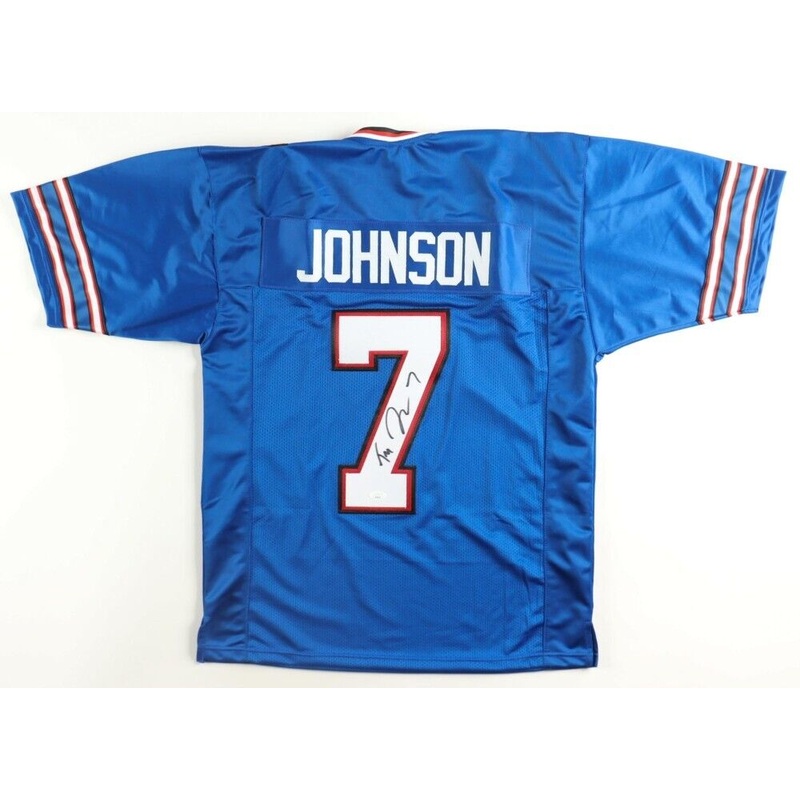 Taron Johnson Signed Buffalo Bills Jersey (JSA COA) 2018 Draft Pick/ Weber State
