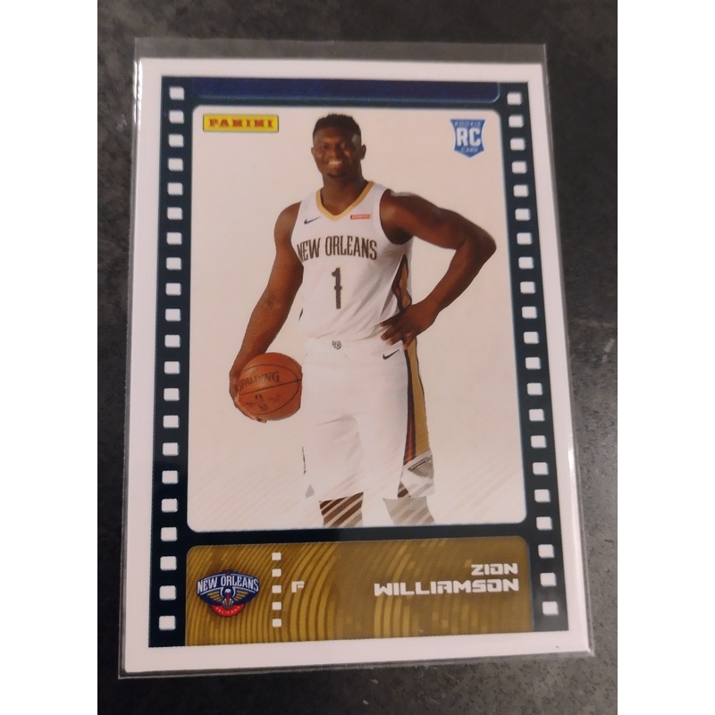 2019-20 Panini Stickers & Card Collection Zion Williamson #1 Rookie Card