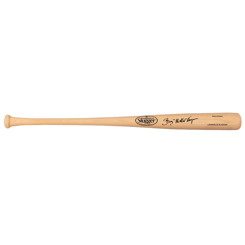 Billy Wagner Signed Louisville Slugger Pro Blonde Bat w/The Kid – (SCHWARTZ COA)