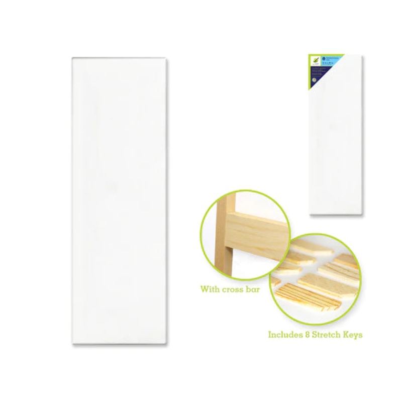 Color Factory Stretch Artist Canvas Rectangular 12” X 36”