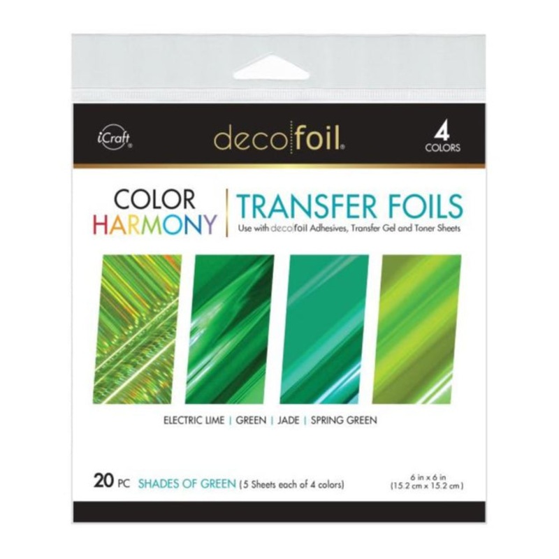 Deco Foil Color Of Harmony Transfer Foils – Shades Of Green 20 pc