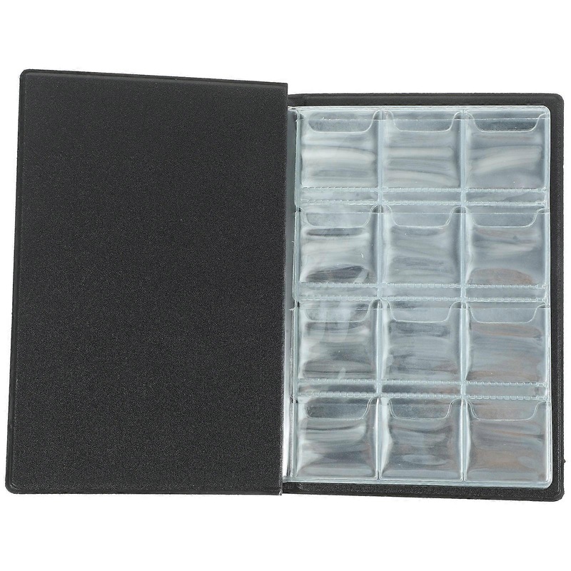 FRCOLOR Coin Collection Book for Commemorative Coins Album with Multiple Pockets for Coins Storage Album