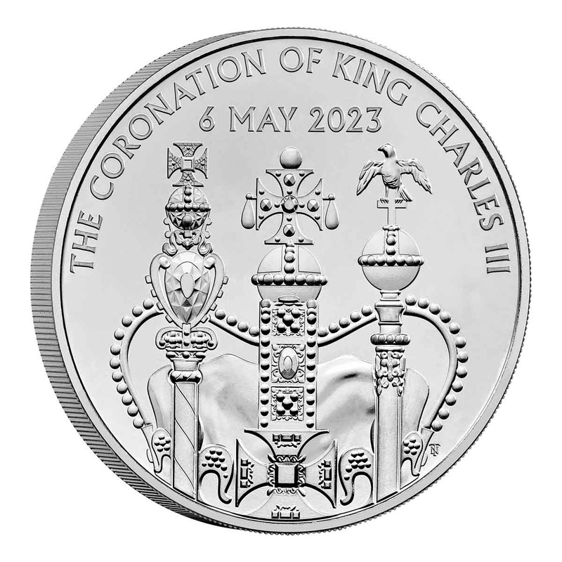 Great Britain 2023 5 Charles III Coronation Brilliant Uncirculated Coin