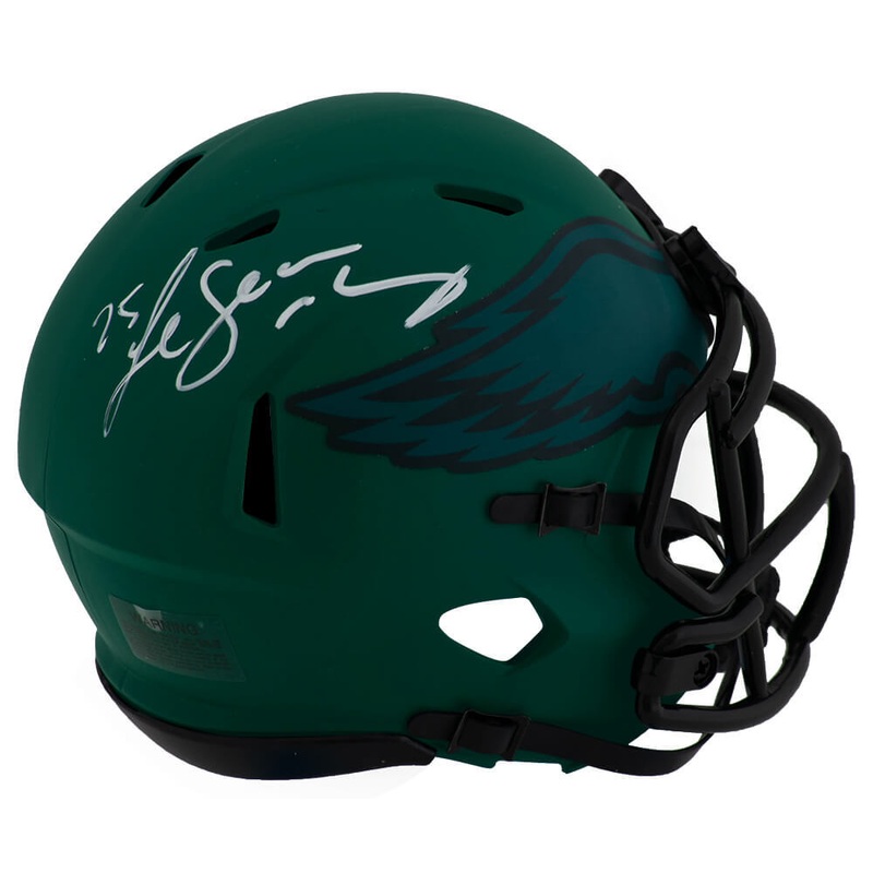 LeSean McCoy Signed Eagles RAVE Riddell Speed Mini Helmet – (SCHWARTZ COA)