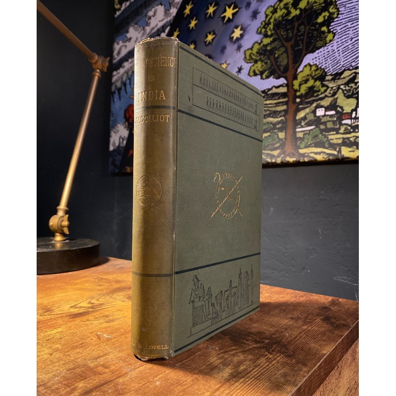 Occult Science in India (1884 First Edition) by Louis Jacoliott