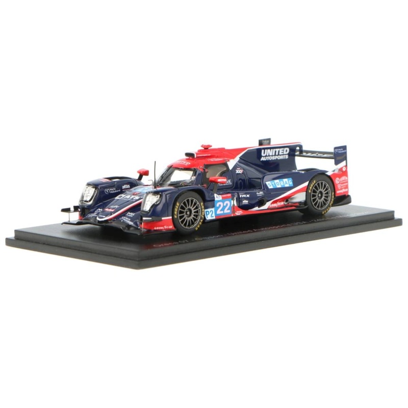 Oreca 07 – Gibson No.22 United Autosports USA – 24H Le Mans 2022 – P. Hanson – F. Albuquerque – W. Owen – 1:43 Scale Resin Model Car