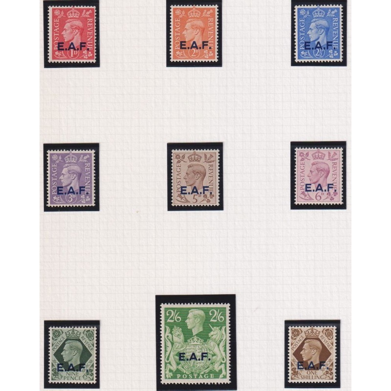 SOMALIA EAF  1943-6 SET SUPERB UNMOUNTED MINT