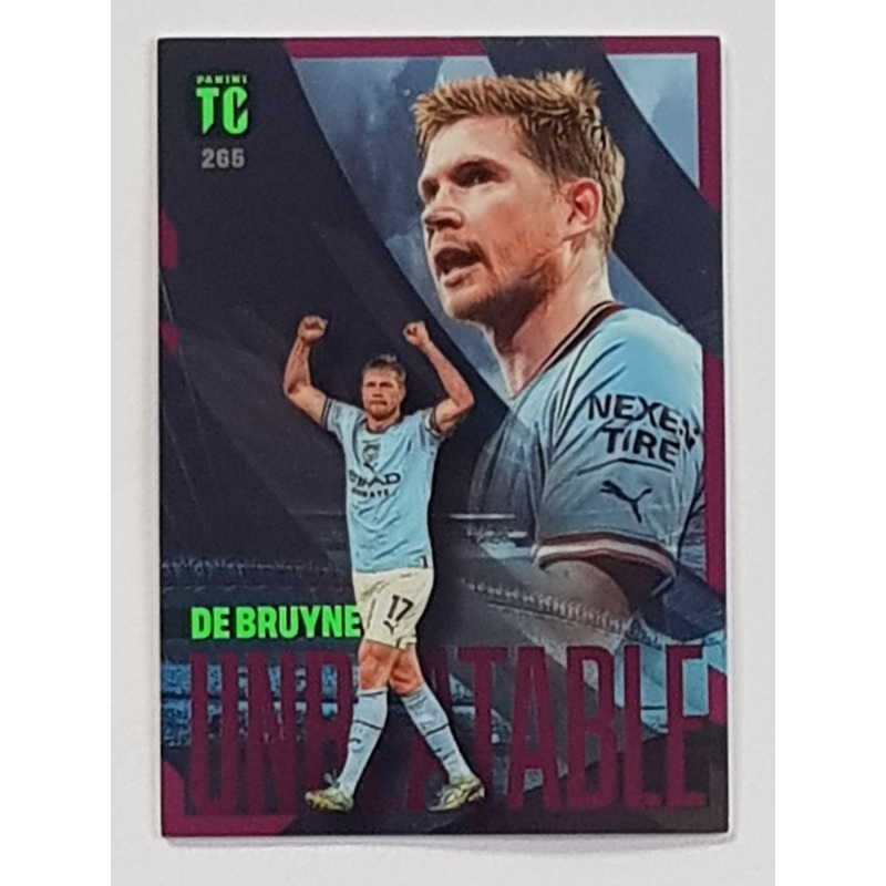 2022-23 Panini Top Class Kevin de Bruyne Unbeatable #265 Purple Parallel Trading Card