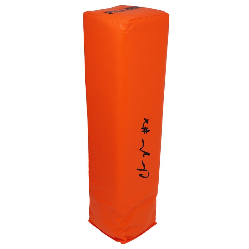 Chris Johnson TITANS Signed Orange Endzone Football Pylon – SCHWARTZ COA