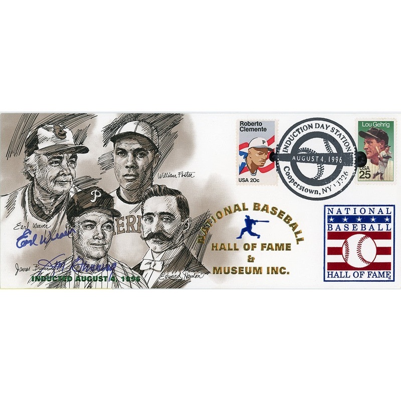 Earl Weaver/Jim Bunning Signed National Baseball HOF Induction Cachet Envelope