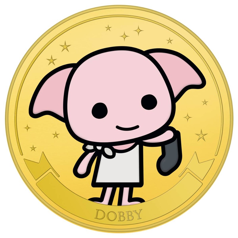 Harry Potter Chibi Dobby Gold-plated Prooflike Commemorative