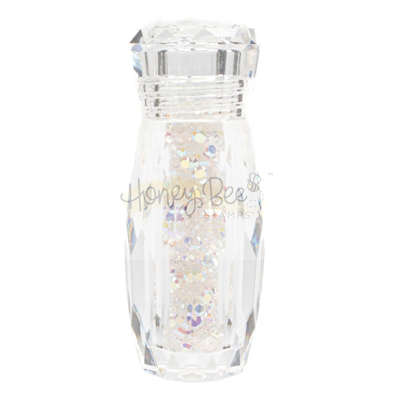 NEW! Tiny Diamonds – Crystal AB – In Faceted Jar