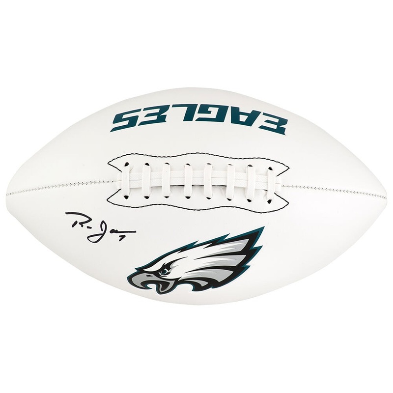 Ron Jaworski Signed Eagles Franklin White Logo Football – (SCHWARTZ SPORTS COA)
