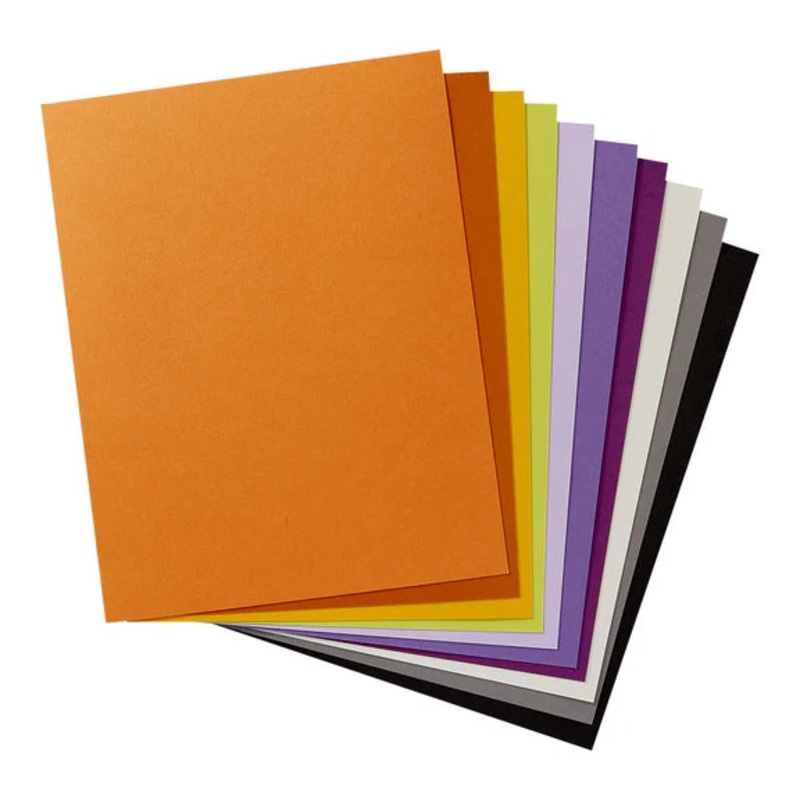 Spellbinders Halloween Assortment ColorWheel Cardstock 8.5 x 11 – 10 Sheets