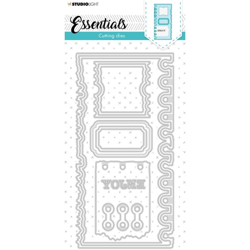 Studio Light Essentials Cutting Die NR. 81, Slimline Page Ticket