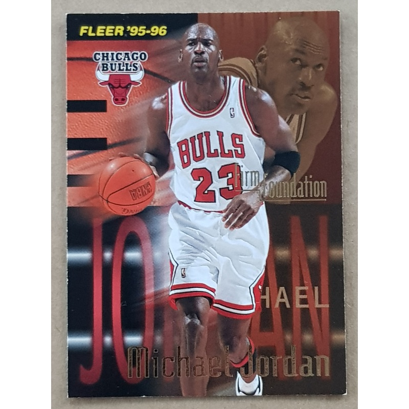 1995-96 Fleer Basketball Michael Jordan #323 Trading Card