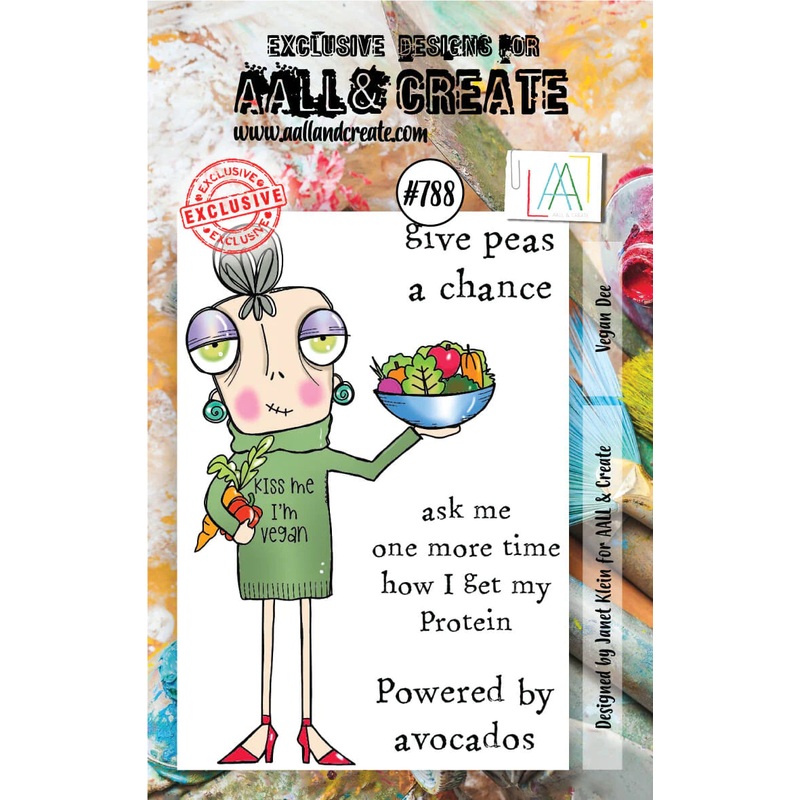 AALL & Create A7 STAMP #788 Vegan Dee