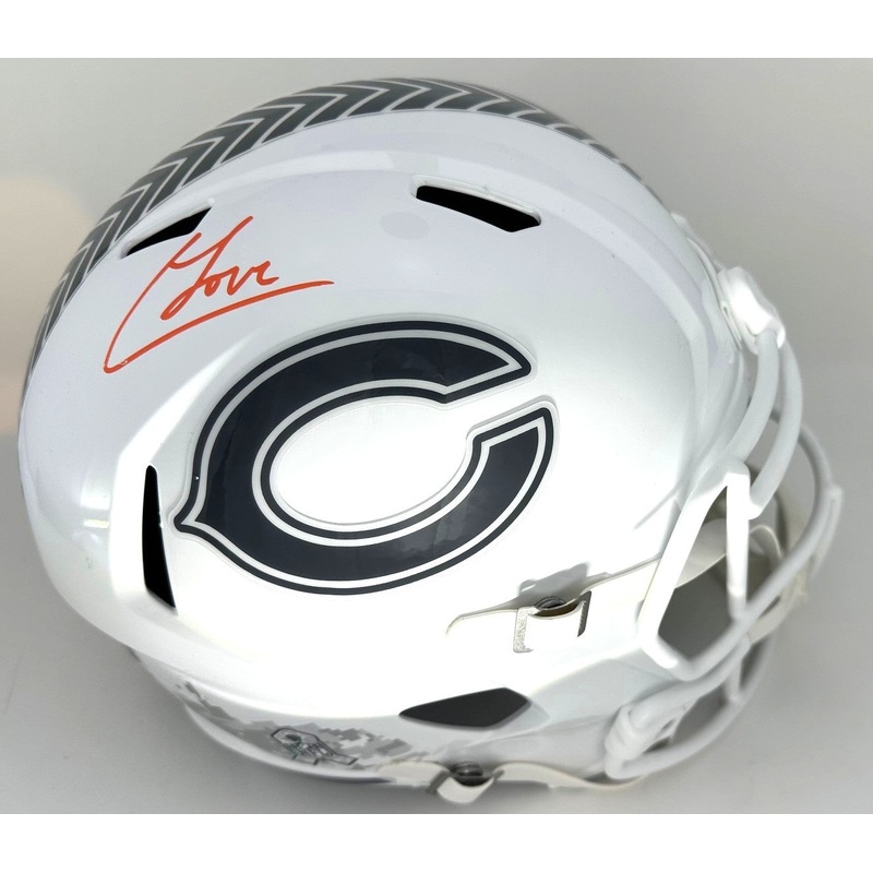 Bears COLSTON LOVELAND Signed Full Size 24 SALUTE Replica Speed Helmet AUTO BAS