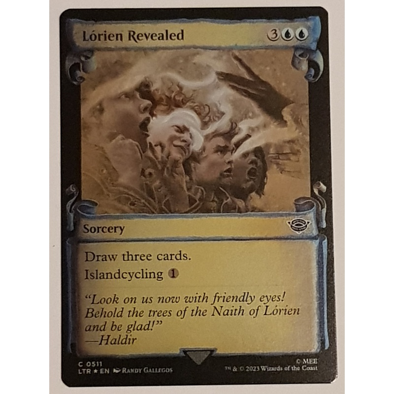 Magic the Gathering Lord of the Rings Holiday Special Edition Lorien Revealed LTR #511 Foil Trading Card