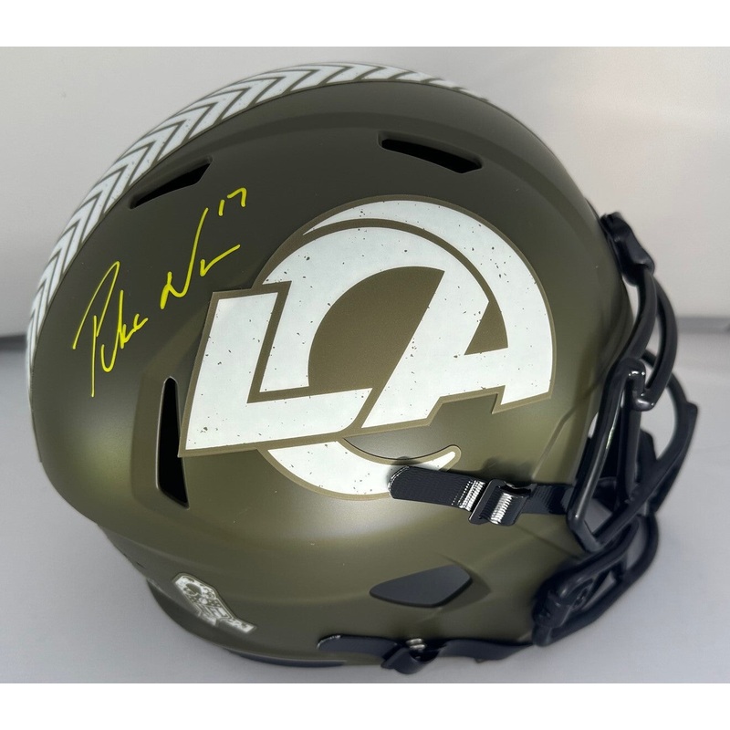 Rams Receiver PUKA NACUA Signed Full Size SALUTE Replica Speed Helmet AUTO – FAN