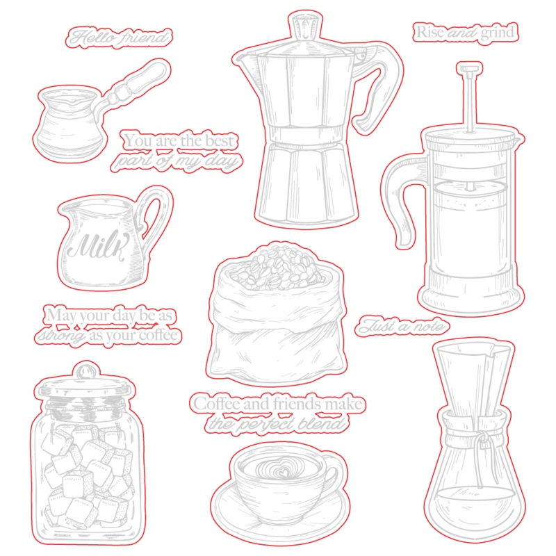 Rise And Grind – Coordinating Honey Cuts