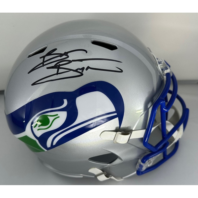 Seahawks BRIAN BOSWORTH Signed Full Size Replica Speed Helmet AUTO – BAS