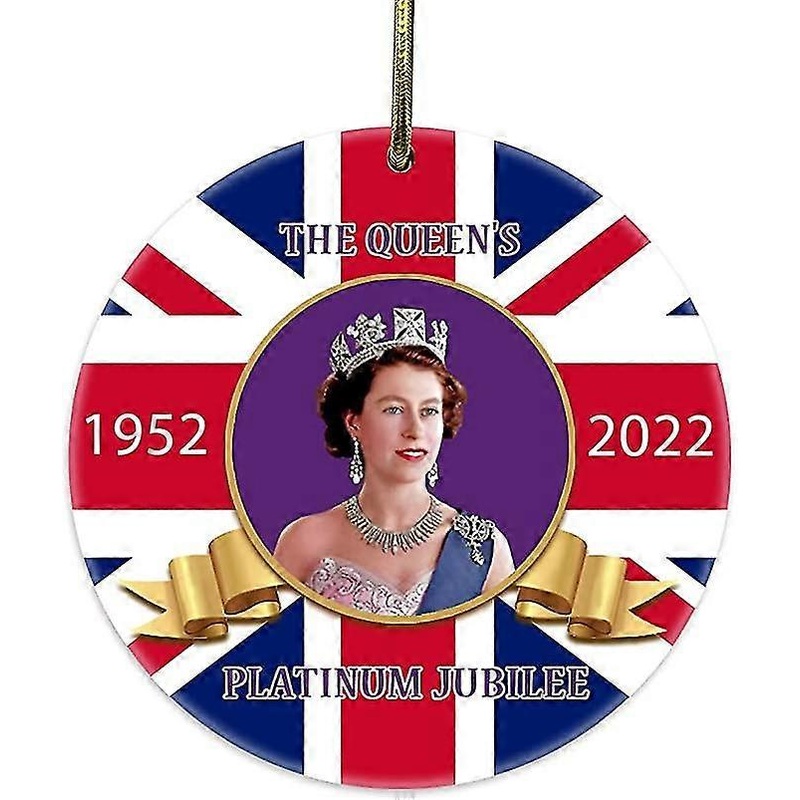 Senseven Queen Elizabeth Ii Platinum Jubilee 70th Anniversary Keepsake, Queen Of England 70th Anniversary Acrylic Collectible, Queen Jubilee 2022 Plat