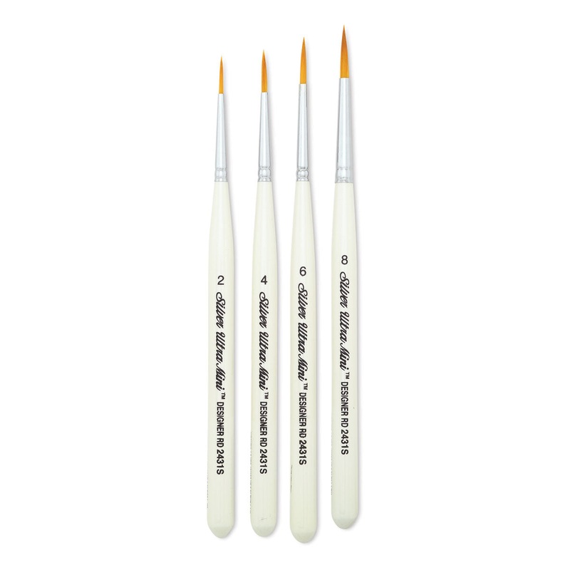 Ultra Mini Ultimate Round 4pc Paint Brush Set