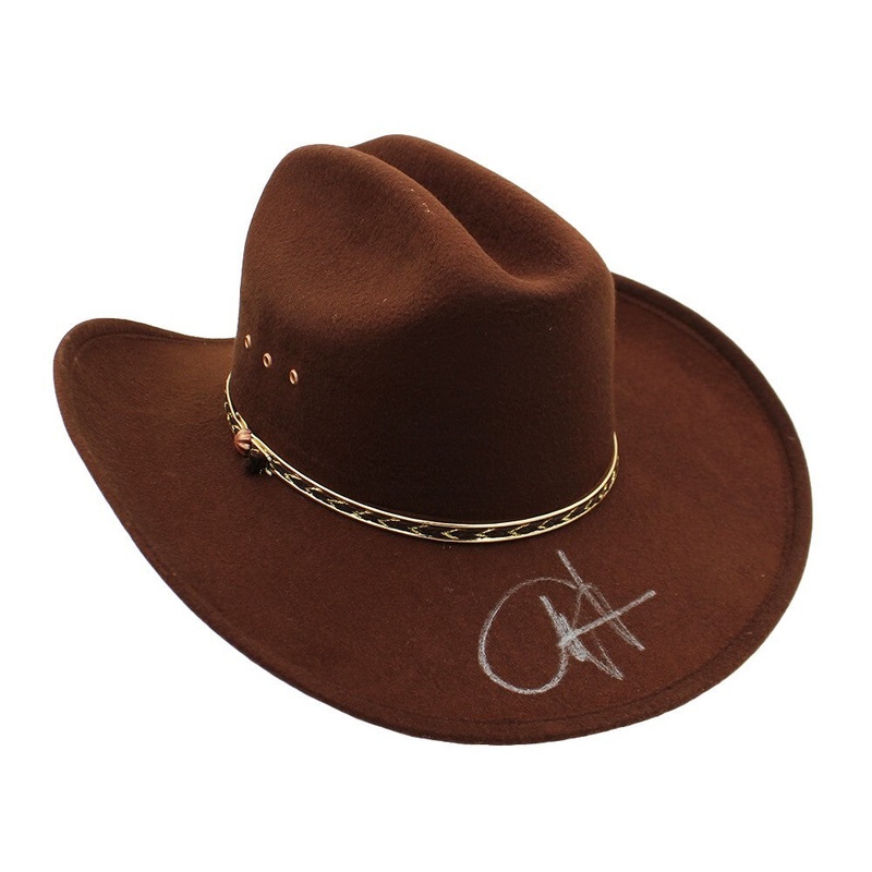 Cole Hauser Rip Wheeler Signed Yellowstone Brown Costume Hat
