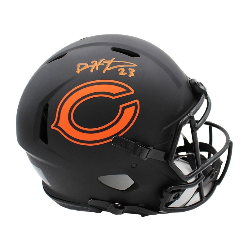 Devin Hester Signed Chicago Bears Speed Authentic Eclipse NFL Helmet