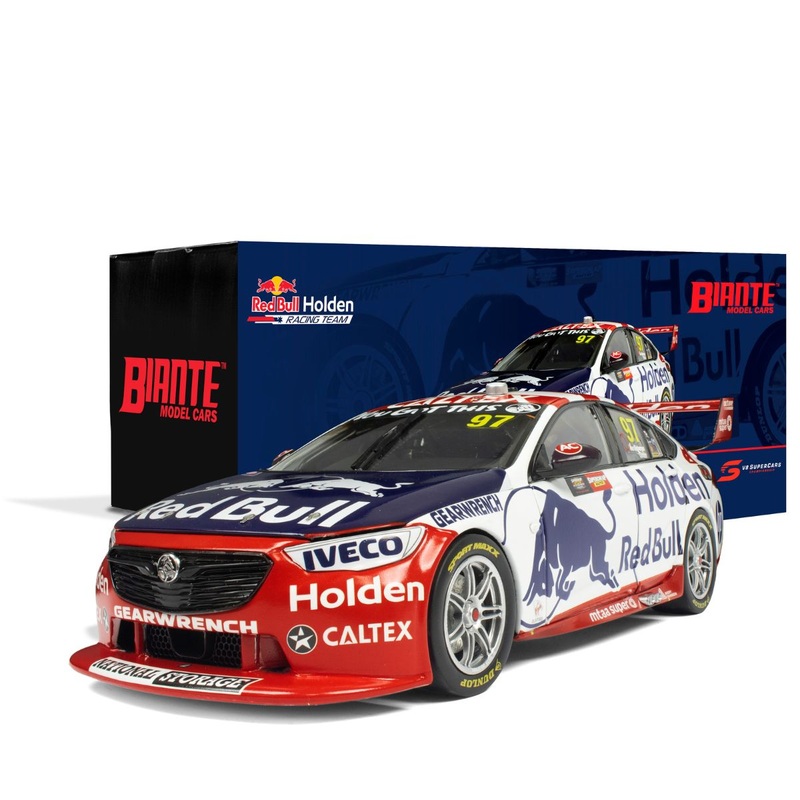 HOLDEN ZB COMMODORE – RED BULL HOLDEN RACING – SHANE VAN GISBERGEN/GARTH TANDER #97 – 2019 – RETRO LIVERY – BATHURST 1000 – RUNNER-UP – 1:18 Scale Diecast Model Car