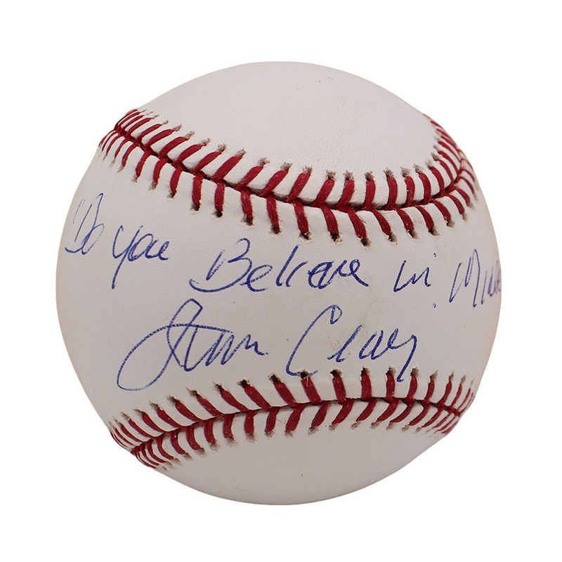 Jim Craig Signed US Olympic Hockey Team Rawlings OML White Baseball with Insc