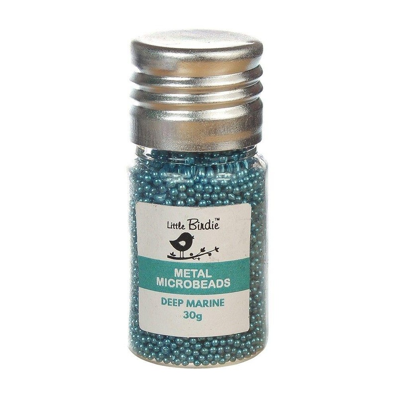 Little Birdie Metal Microbeads 30g Deep Marine