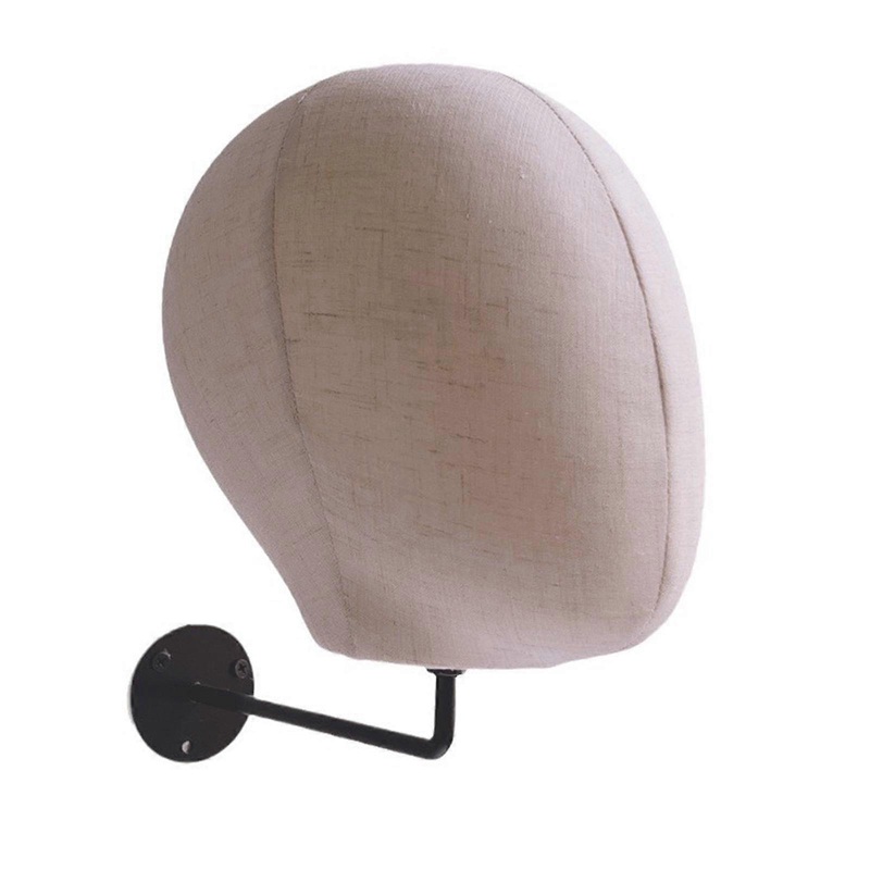 Mannequin Head Stand Wall Mount Hat Display Stand for Decoration Barber Shop