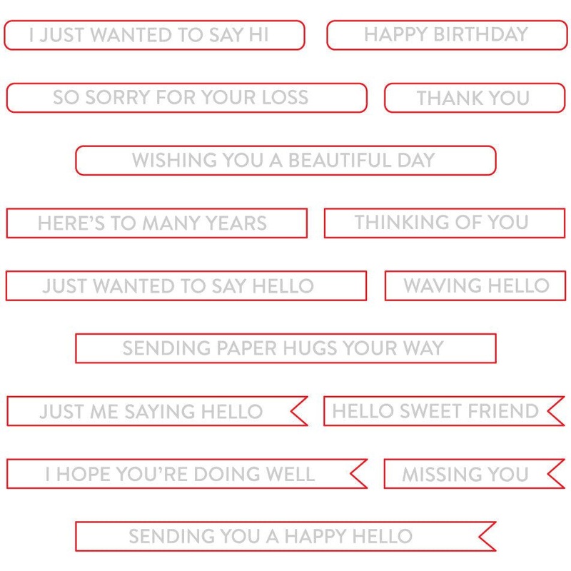 Mini Messages Banners – Honey Cuts