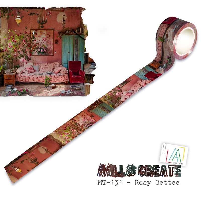 #MT-131 – Washi Tape – Rosy Settee (Layer-It-Up!)