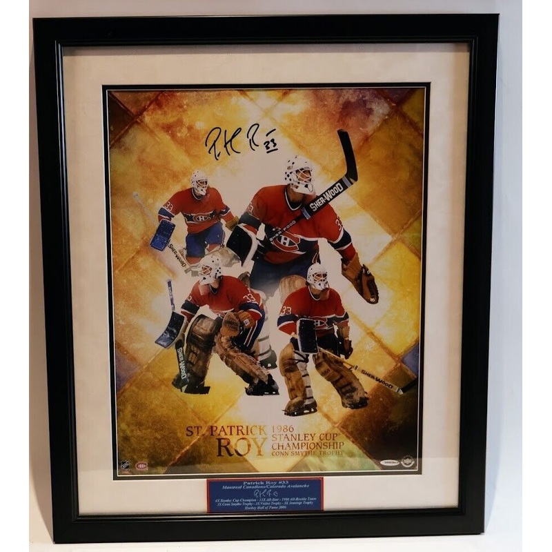 Roy Candiens 16×20 Autographed Photo 1986 Stanley Cup Champion & Conn Smythe