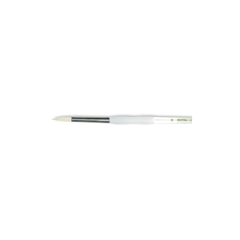 Soft-Grip Bristle Round Brush Size 8