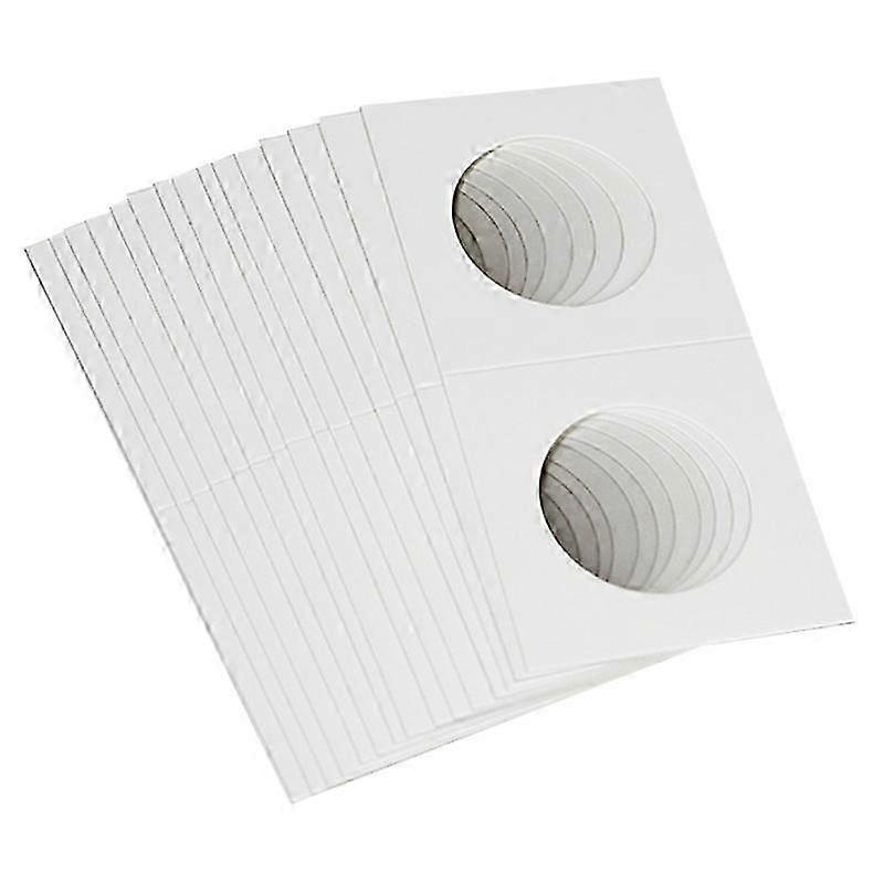 100PCS Square Cardboard Coin Holders Coin Supplies Coin Album Stamp Coin Holder Cover Case Storage